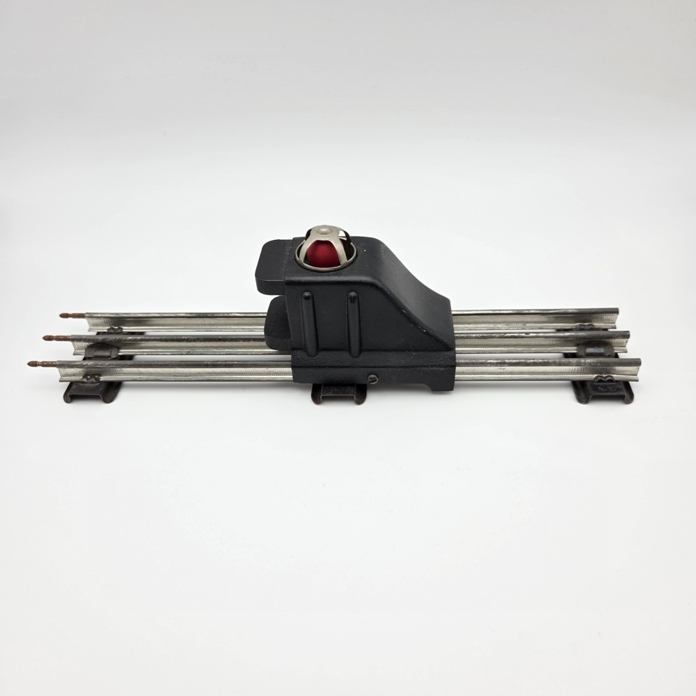 Vintage Lionel Trains No. 025 Lighted Bumper Mounted On Track